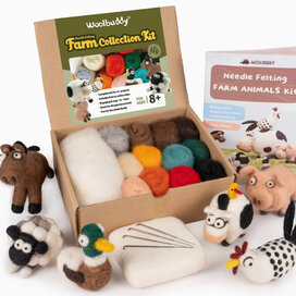 Needle Felting Kit - Farm Animals - from WoolBuddy at The Loopy Ewe