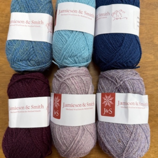Shetland Wool Week Hat, Birsie Beanny CopyCat Sea Anemone colourway by Helen Robertson at The Loopy Ewe