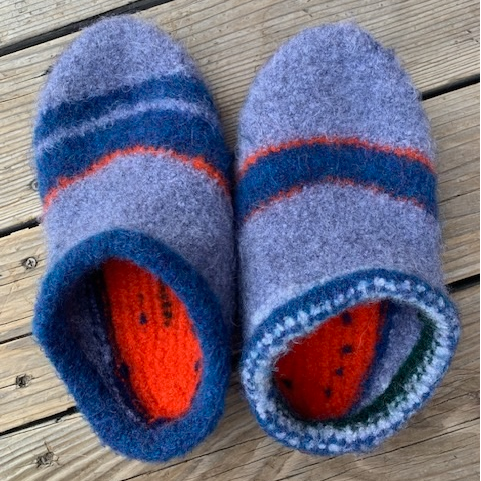 Felted Clogs at The Loopy Ewe