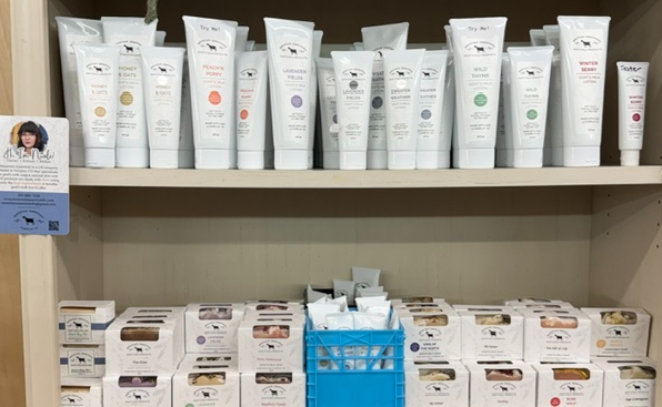 Mountain Essentials Goat's Milk Lotion and Soap at The Loopy Ewe