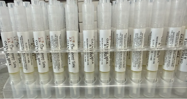 Toliver's handmades Cuticle Oil at The Loopy Ewe