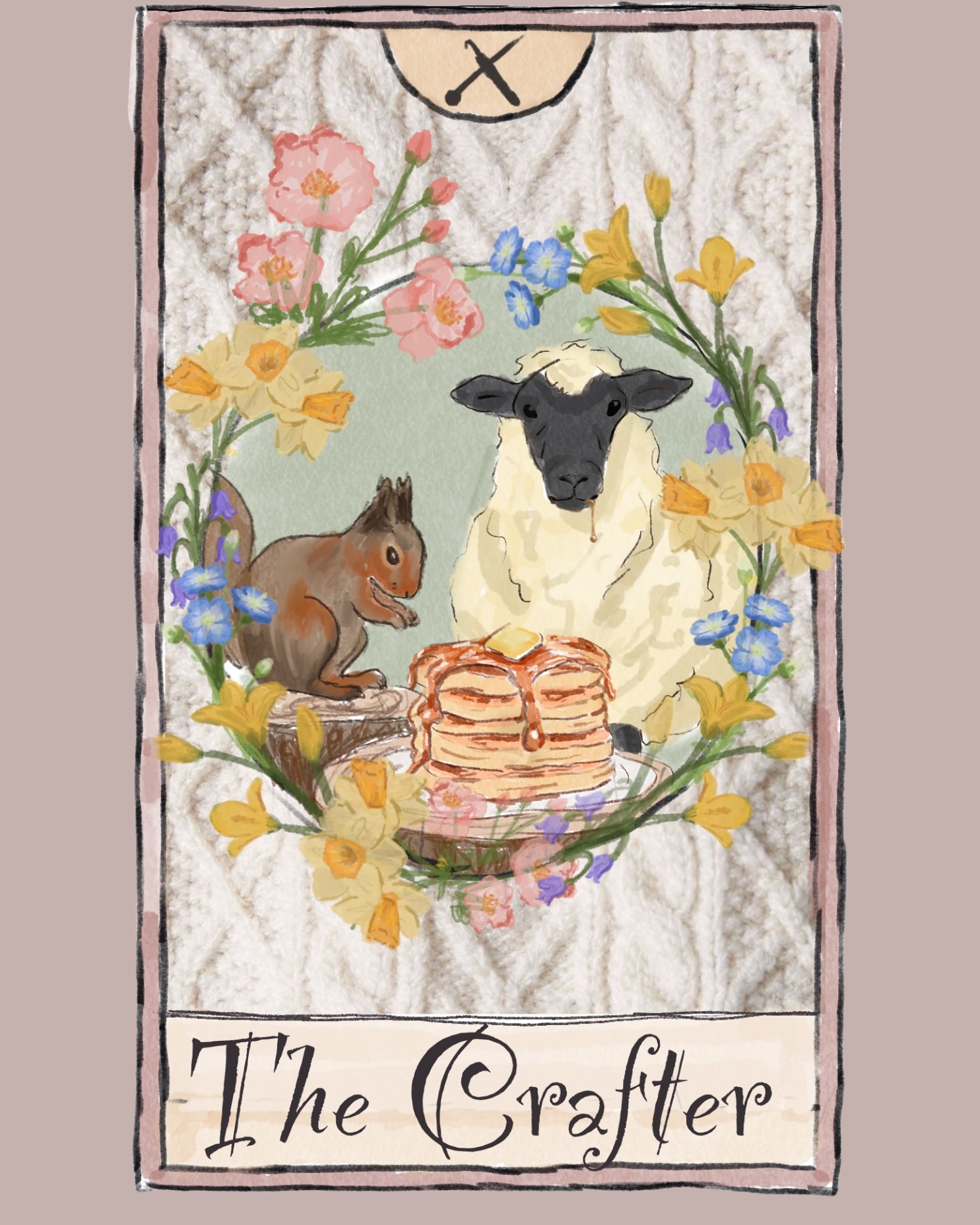 Vernal Equinox Box Tarot Card at The Loopy Ewe