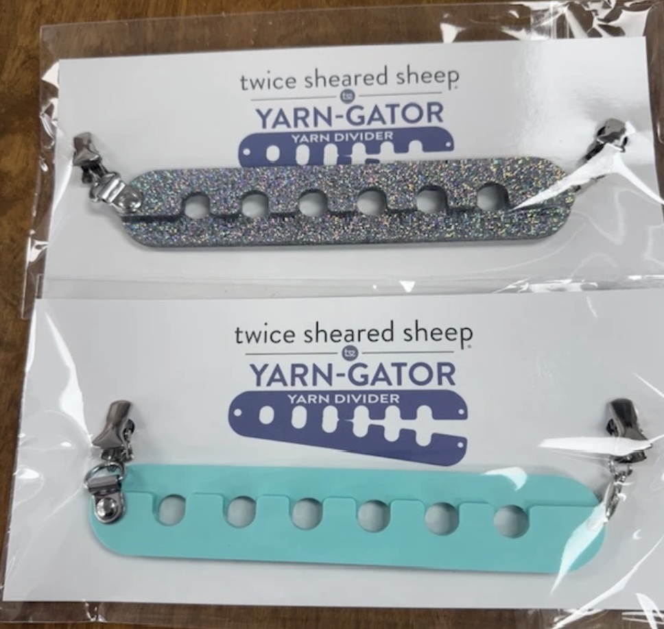 Twice Sheared Sheep Yarn Gator at The Loopy Ewe