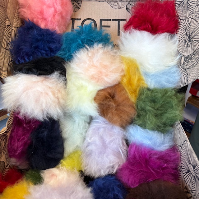 Toft Alpaca Pom Poms at The Loopy Ewe