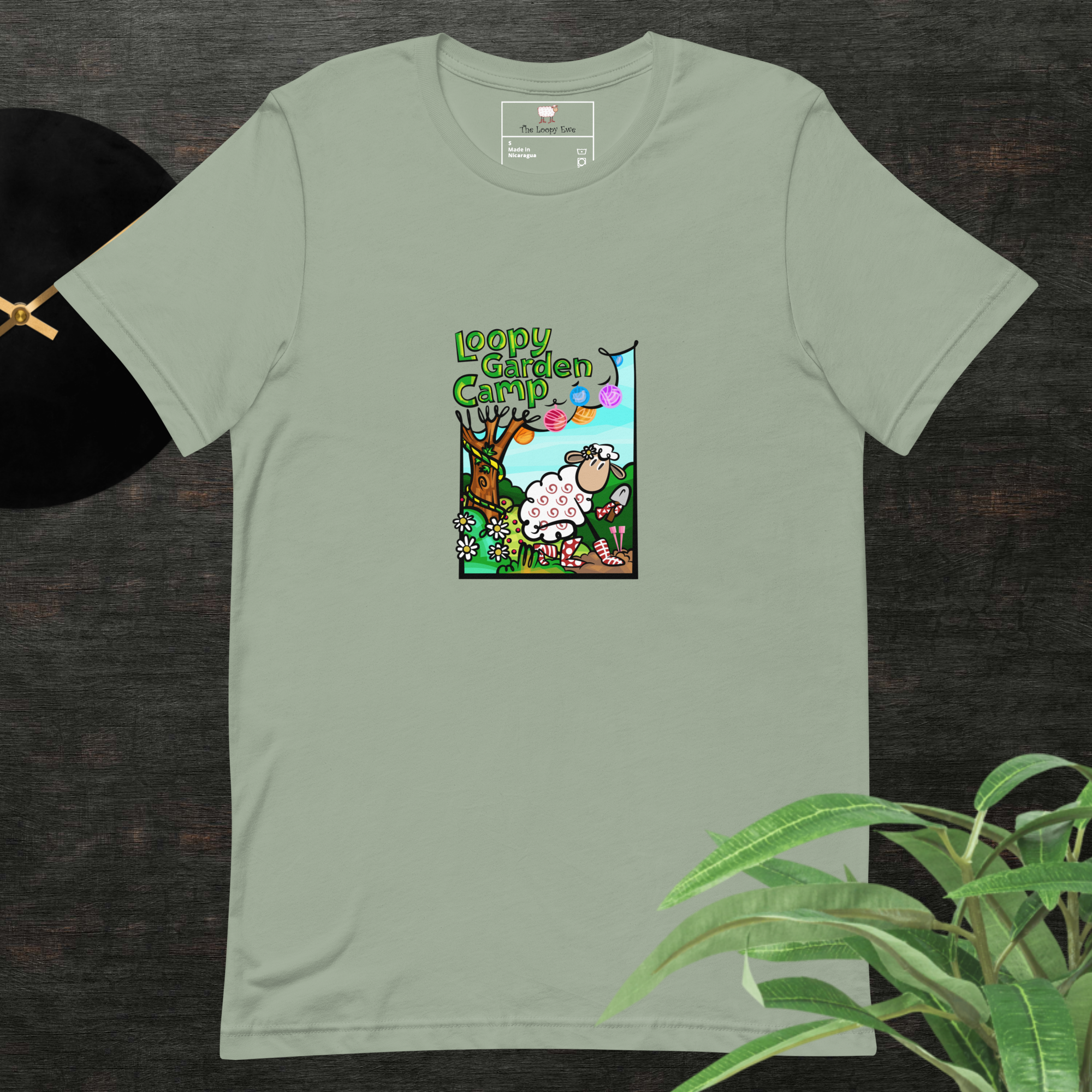 Loopy Garden Camp T-shirts at The Loopy Ewe