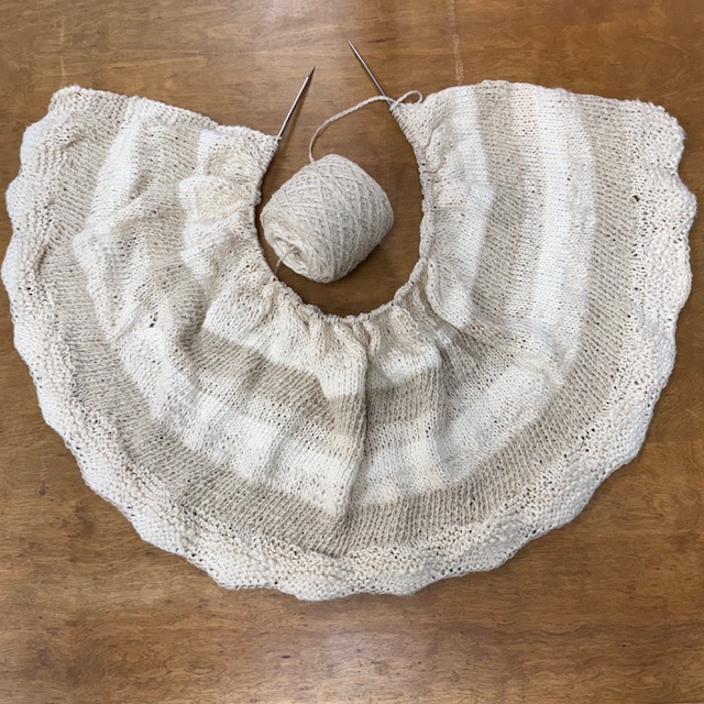 Bram-Top by Ellen Ferderer knit using Feza Alp Natural at The Loopy Ewe