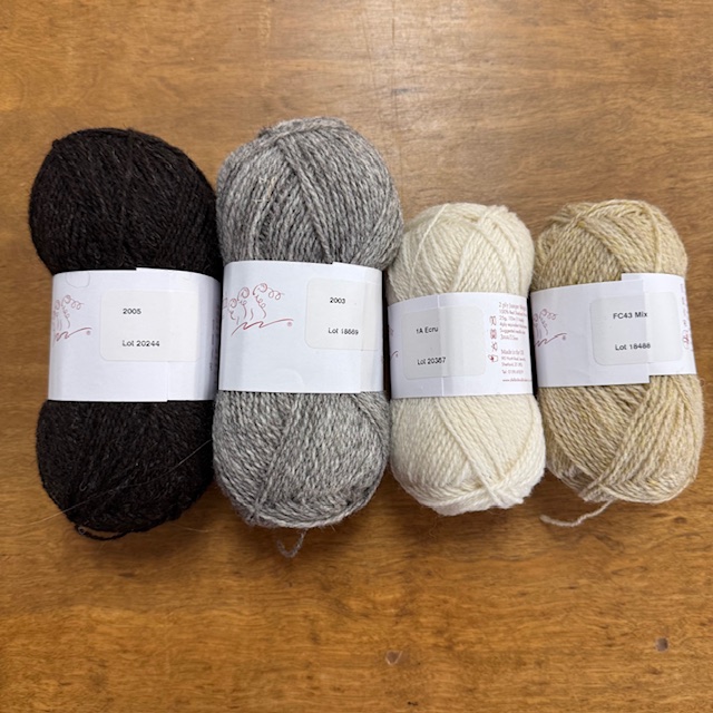Shetland Wool Week Hat, Birsie Beanny CopyCat Nostalgia Colourway by Helen Robertson at The Loopy Ewe