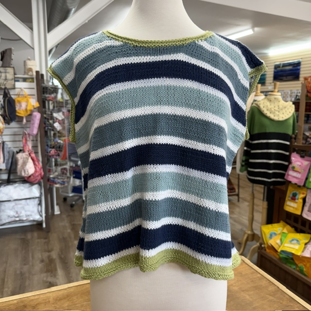 Astrid by Quail Studio knit with Mode at Rowan Cotton DK at The Loopy Ewe