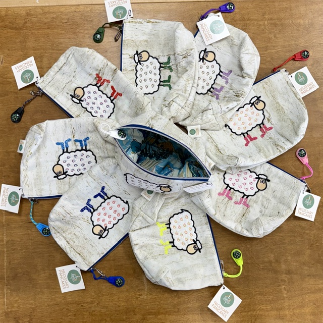 Necessary Pancakes Project Bags - Camp Loopy Themed at The Loopy Ewe