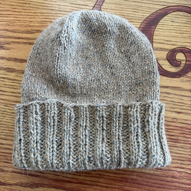 Boyfriend Hat by Purl Soho knit with Rowan Felted tweed by Marge at The Loopy Ewe
