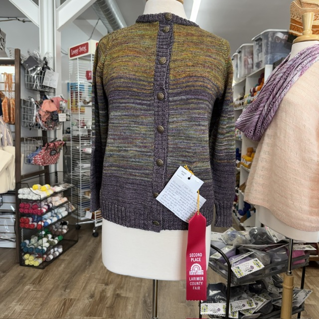Ann Budd's Top Down Sweaters in Malabrigo Sock knit by Fran at The Loopy Ewe