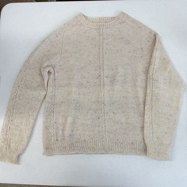 Forager Lite by Isabell Kraemer knit using The Uncommon Thread Corriedale by Jennifer.