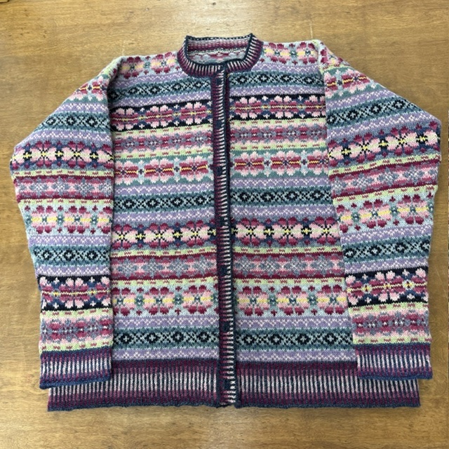 Faire Isle Sweater knit by Robin using Jamieson & Smith 2 Ply Jumper Weight at The Loopy Ewe. 