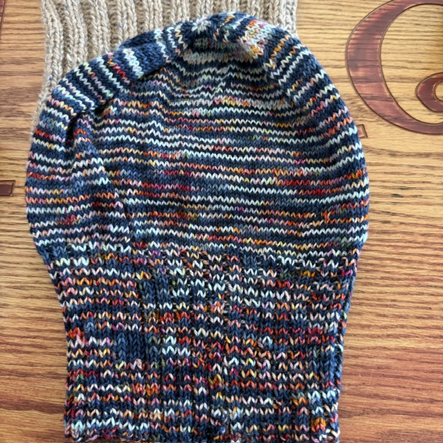 Sockhead Slouch Hat by Kelly McClure knit with Gusto Wool Carmen by Marge at The Loopy Ewe