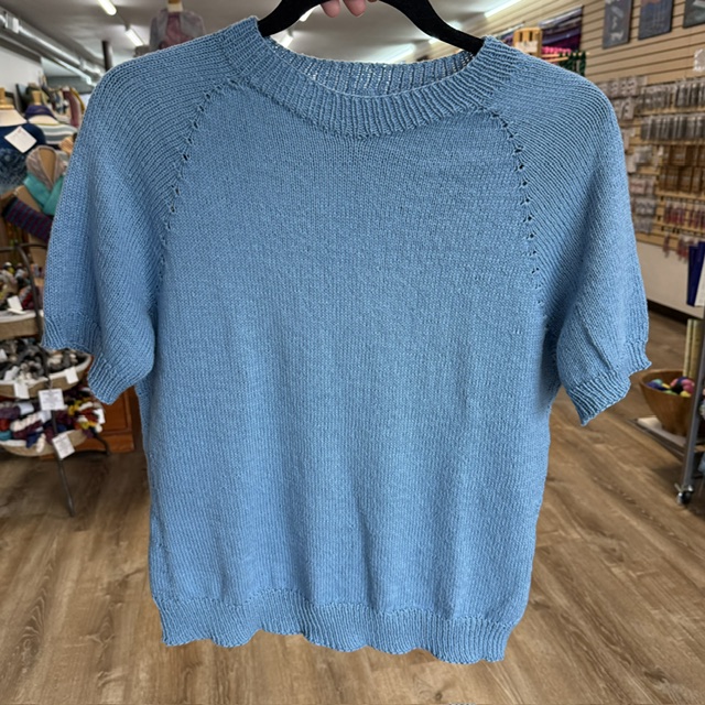 Extra Lite Bright by Wool&Pine knit using CamaRose Pimabomuld by Rebekah at The Loopy Ewe