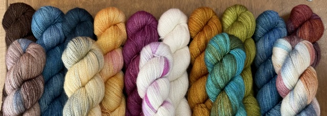 JulieSpins Cashmere Silk Lace at The Loopy Ewe
