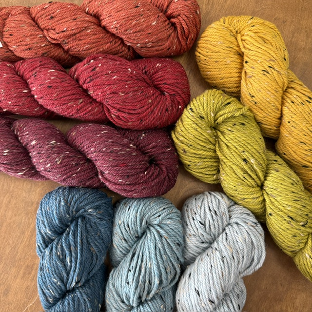 Woolstok Tweed new colors at The Loopy Ewe