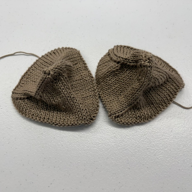 Knitted Knockers knit using Cascade Ultra Pima at The Loopy Ewe