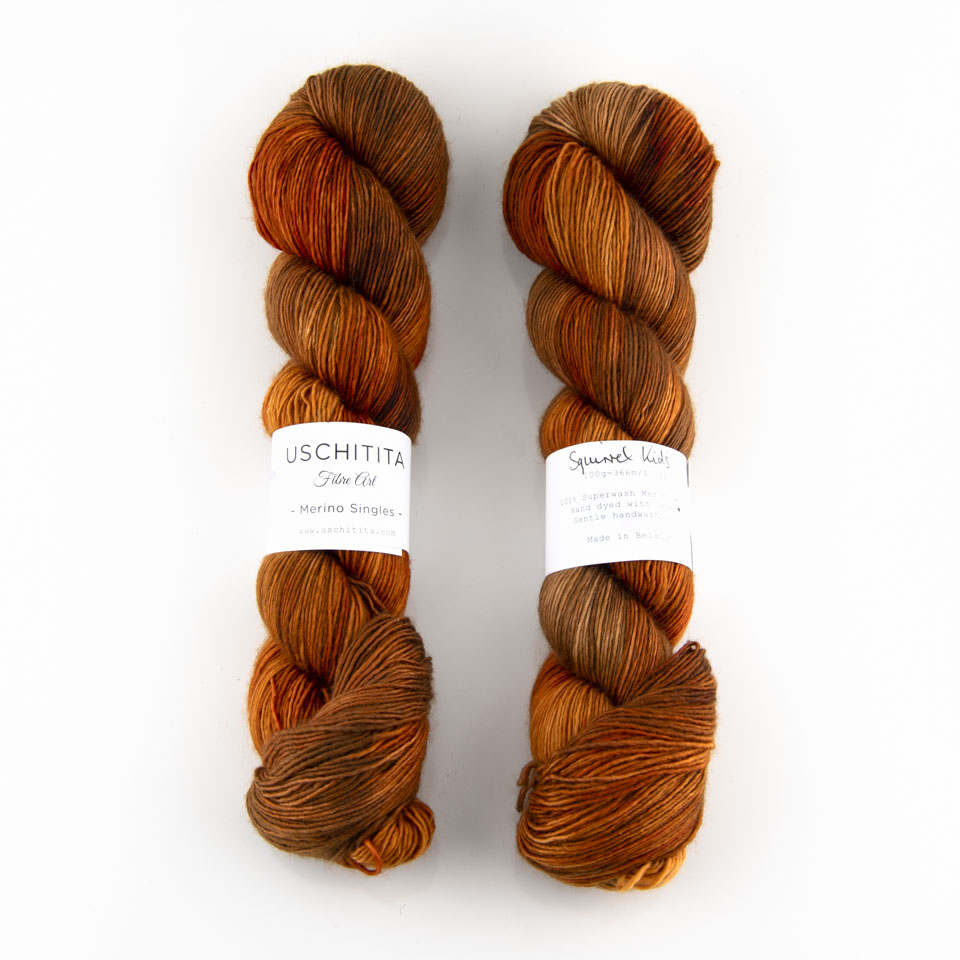 Uschitita Merino Singles in color Squirrel Kids at The Loopy Ewe