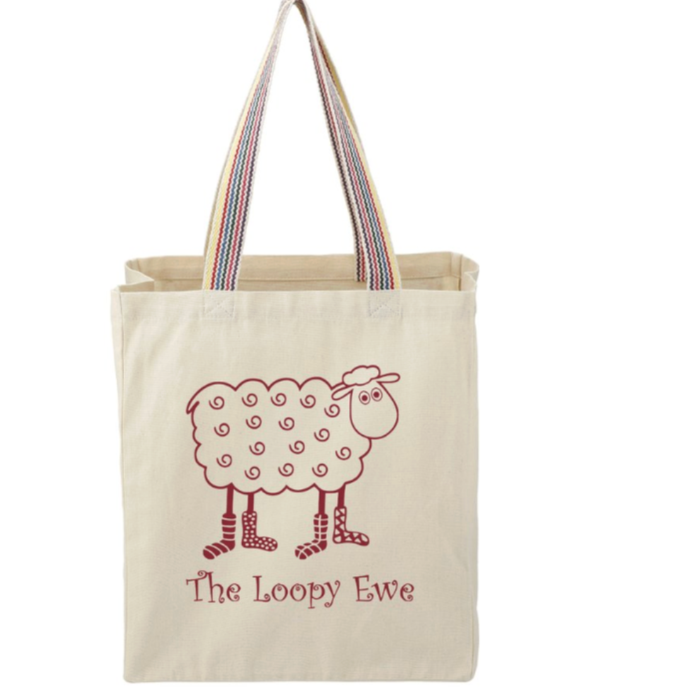 Loopy Canvas Totes at The Loopy Ewe